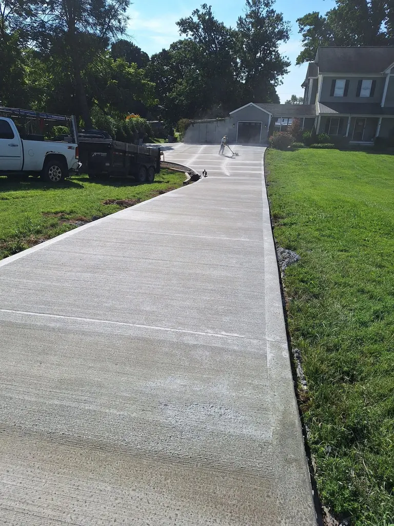 Concrete Driveways project by Zeledon Concrete in Knoxville, Tennessee