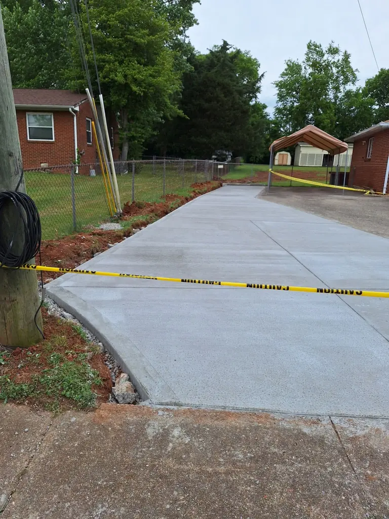 Concrete Driveways project by Zeledon Concrete in Knoxville, Tennessee
